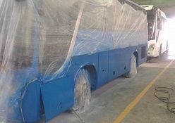 Окраска автобуса