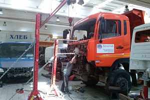 Фото ремонта грузовика